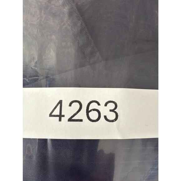 Pact Sz M Organic Cotton Stretch Blazer Jacket Notched Black Career Long Sleeve - Picture 9 of 9